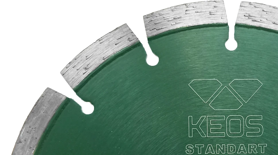 Диск алмазный KEOS СТАНДАРТ (Standart) сплошной по керамограниту 250х25,4/22,23 мм (DBS01.250)