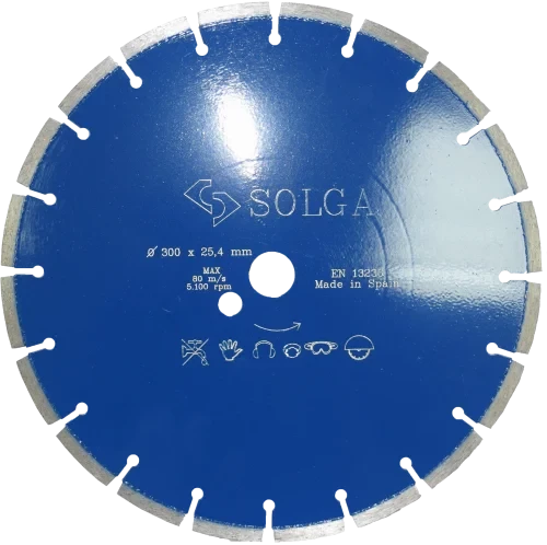Диск алмазный СОЛГА ДИАМАНТ (Solga Diamant) ПРОФЕССИОНАЛ (PROFESSIONAL) сегментный по железобетону 300х25,4 мм (13703300)