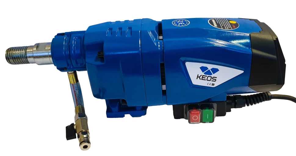 Установка для алмазного бурения KEOS KS-200 set (двигатель + прямая стойка)