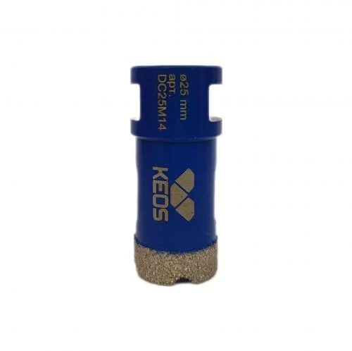 Коронка алмазная по керамограниту KEOS ПРО (PRO) 25мм M14 (DC25M14)