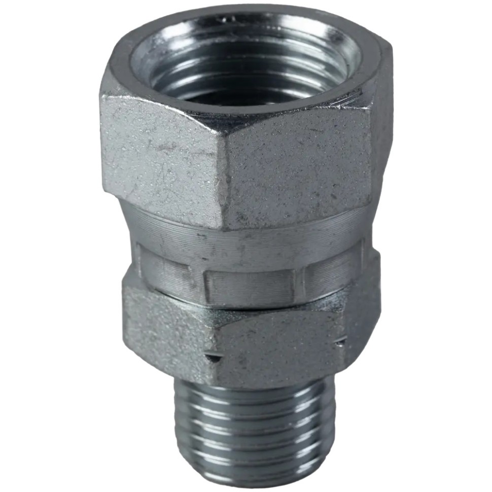 Соединитель (переходник) для шлангов 3/8"F (накидная гайка) х 1/4"M