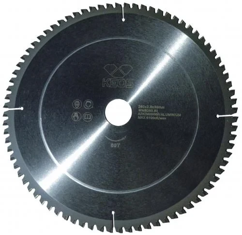Диск пильный по металлу KEOS 260x30 z80 (WMB260.80)